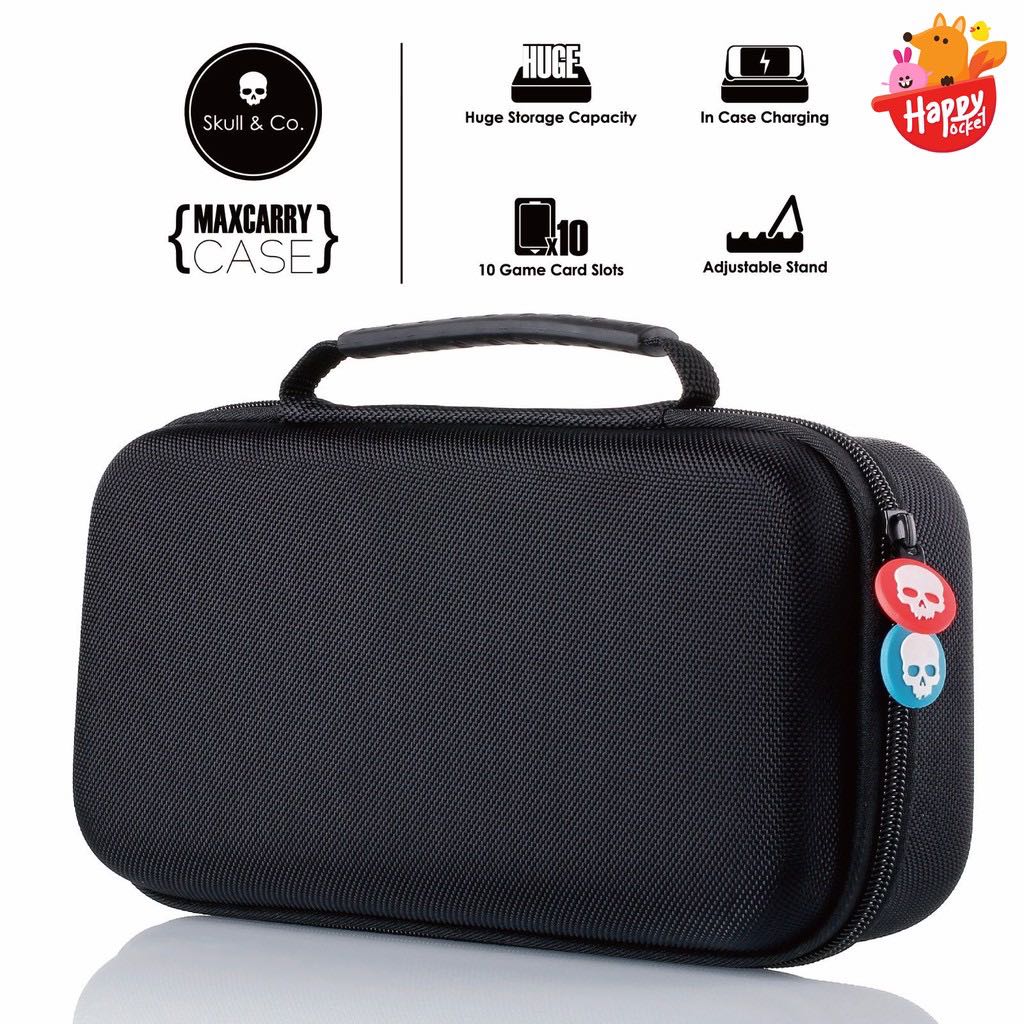 Skull & Co. Premium GripCase Max Carry Case For Nintendo Switch (OLED), Video Gaming, Gaming