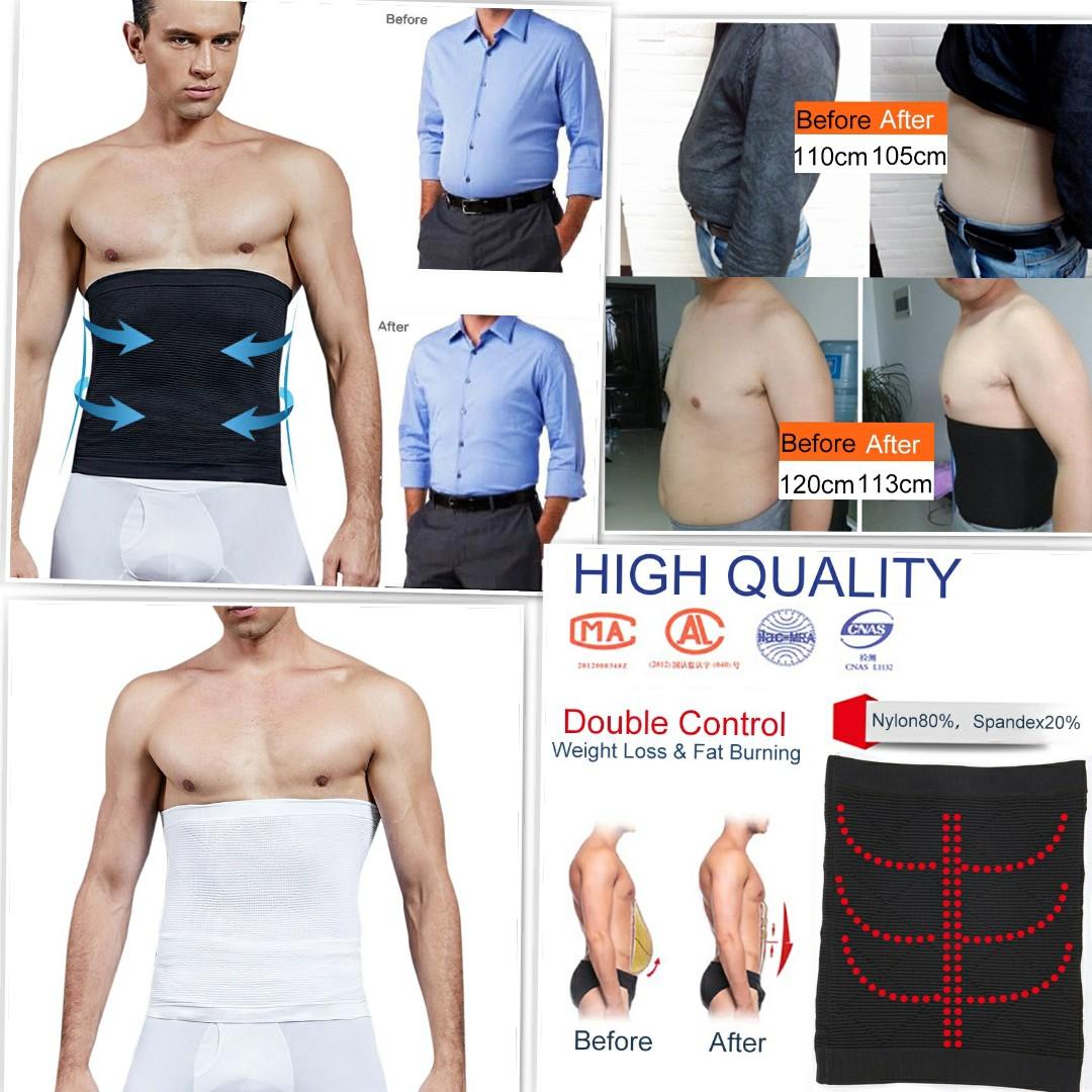 S L men slimming waist trainer weight loss body shaper corset Men s Fashion Activewear on Carousell