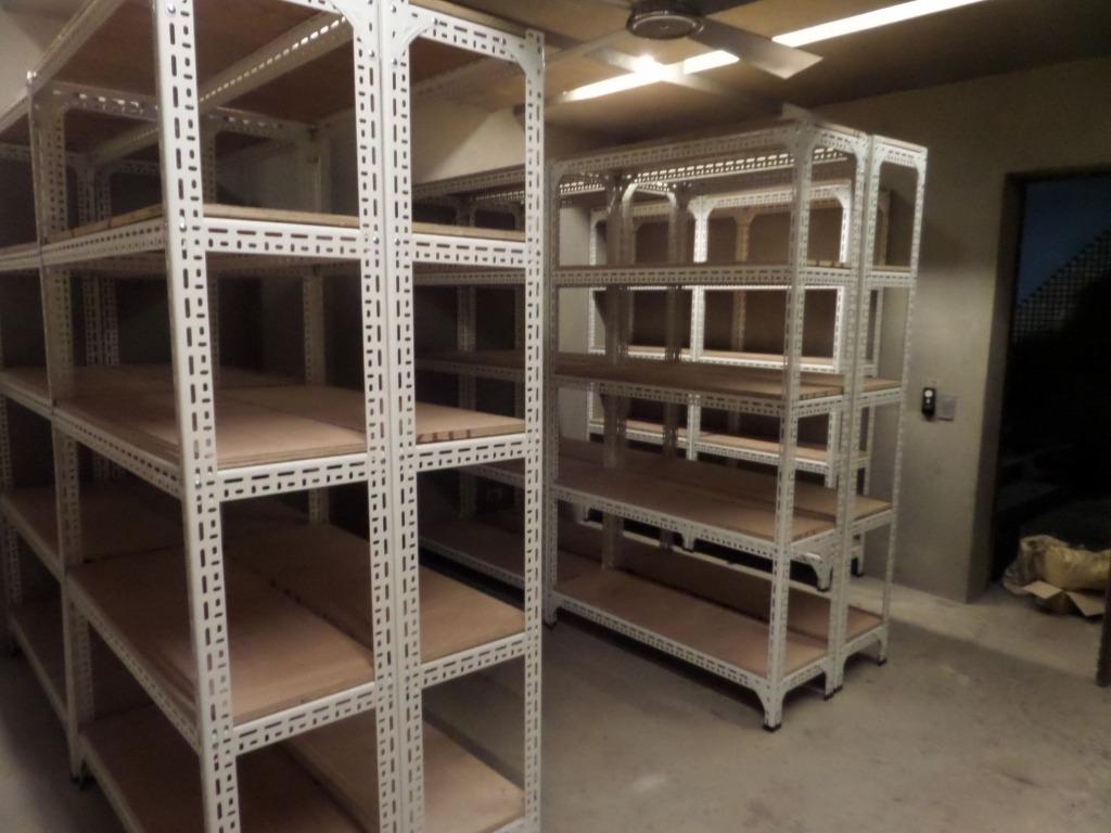 Slotted Angle Bar Steel Rack Adjustable Layers, Furniture & Home Living ...