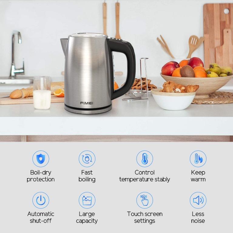 [SMM] FIMEI Electric Kettle 3000W, Temperature Control Kettle 1.7L