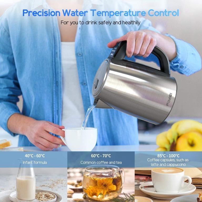 [SMM] FIMEI Electric Kettle 3000W, Temperature Control Kettle 1.7L