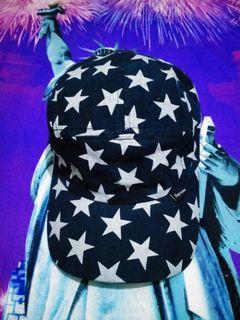 Snapback Supreme USA camp star curve 5 panel