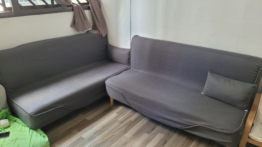 Sofa (can be converted to single bed), Furniture & Home Living