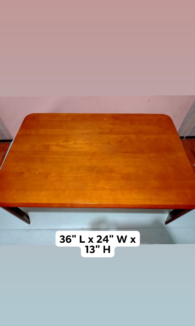 Solid wood Foldable center / low table japan surplus, Furniture & Home