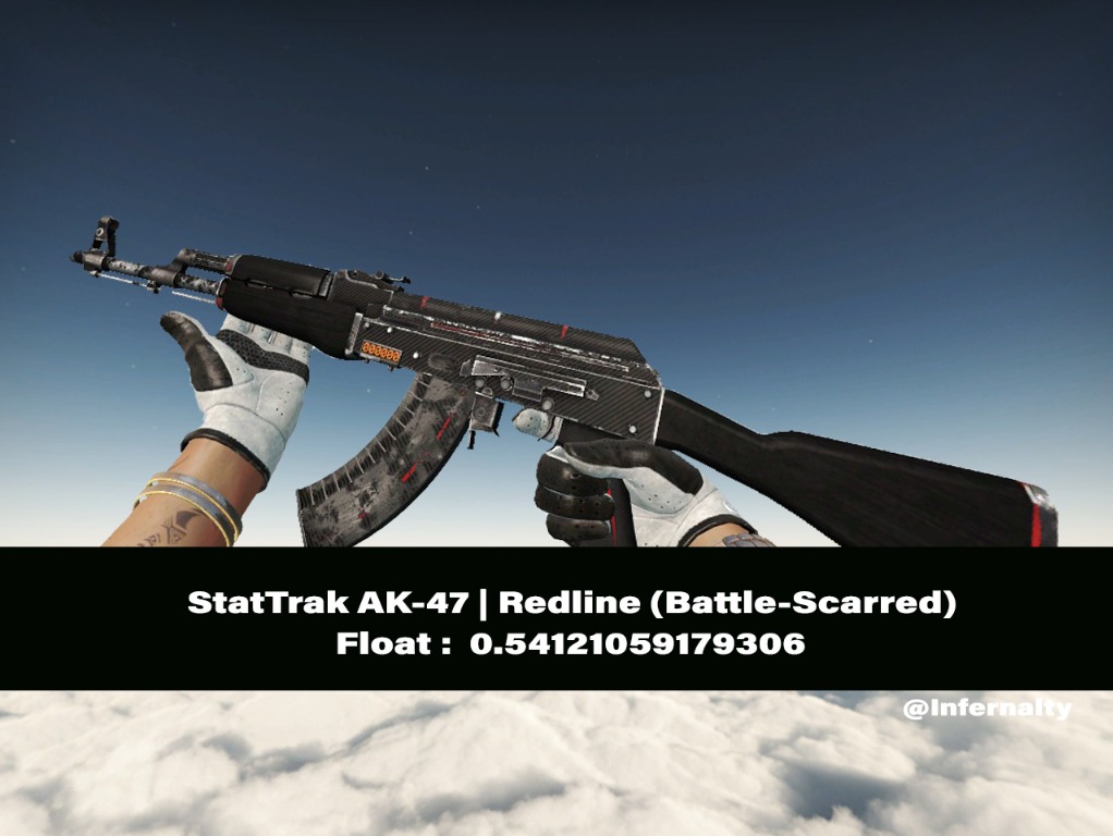 StatTrak AK-47 Redline BS CSGO SKINS KNIVES, Video Gaming, Gaming ...