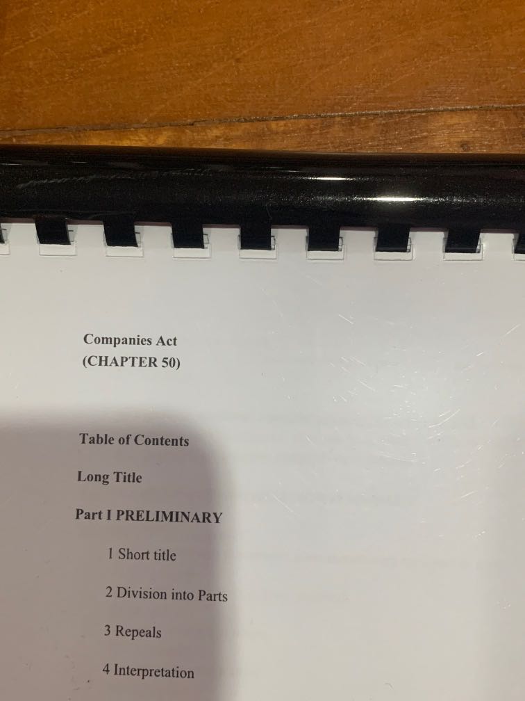 statutes (temasek poly law & management), Everything Else on Carousell