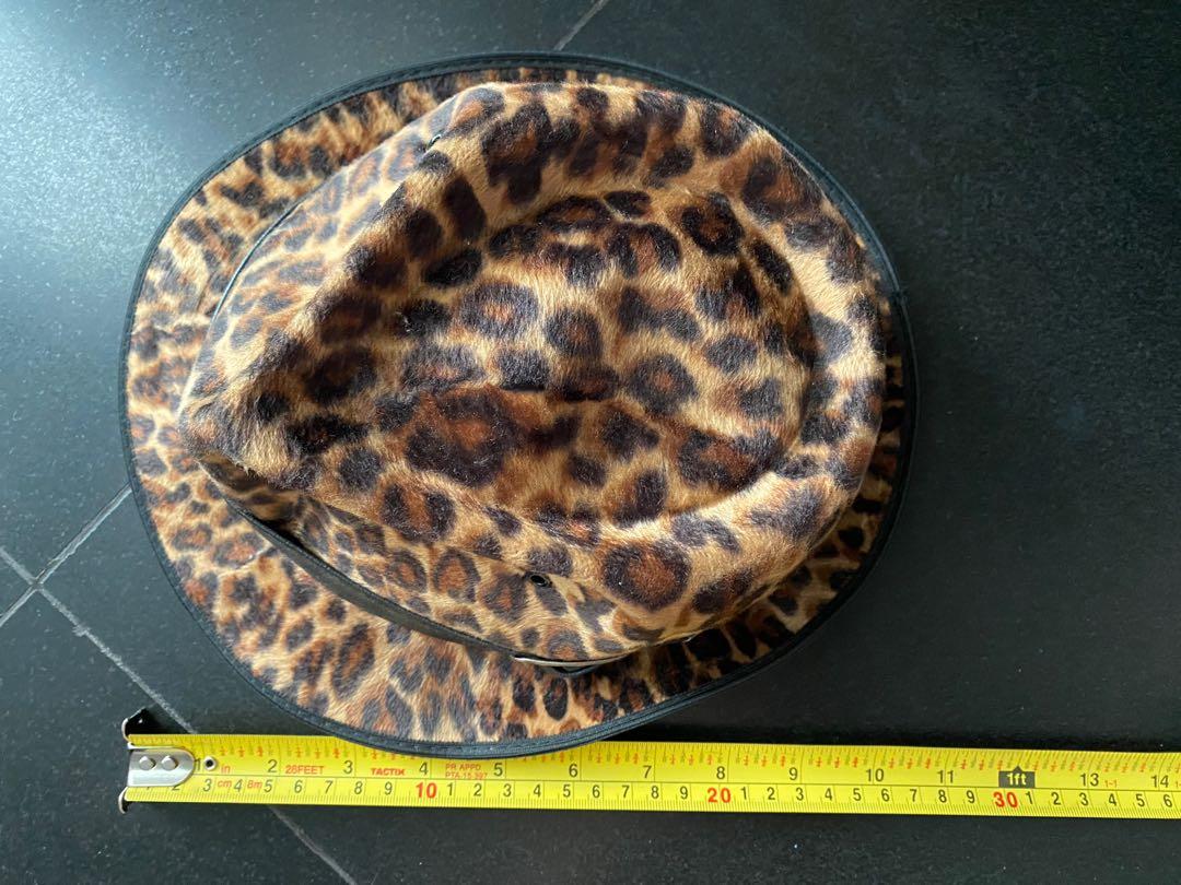 Stylish leopard print party hat 3, Women's Fashion, Watches