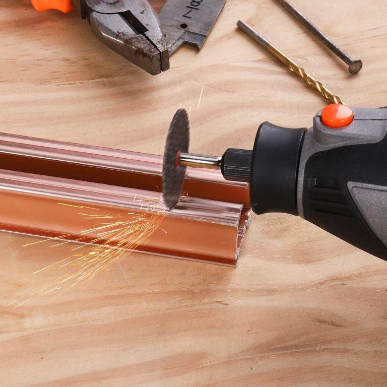 TACKLIFE Rotary Tool Accessories Kit 361 Pieces 1/8Inch Diameter