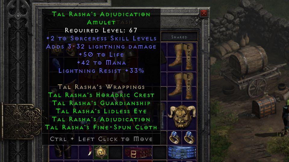 (PO) Tal Rasha Full Set D2R Diablo 2 Resurrected, Video Gaming, Gaming Accessories, InGame