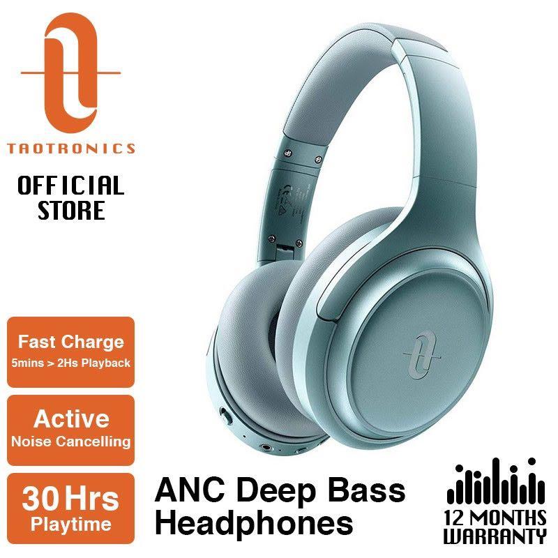 Taotronics Soundsurge 60 Active Noise Cancelling Wireless Headphones Fresh Mint