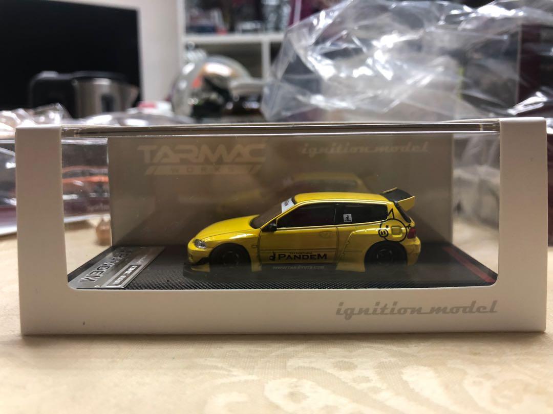 IG 1/64 Pandem シビック EG6 イエロー 1416