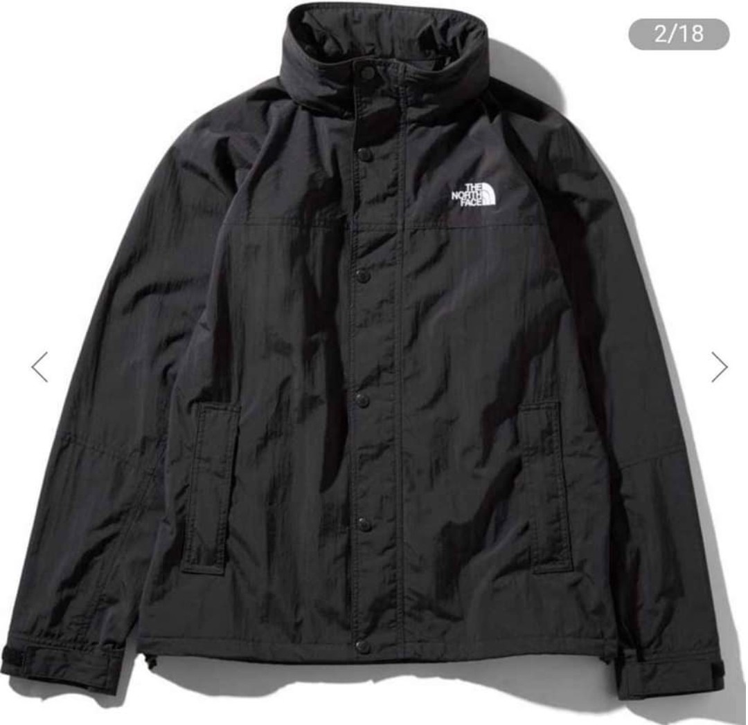 The North Face Hydrena Wind Jacket 防風外套連帽unisex (M 黑色現貨