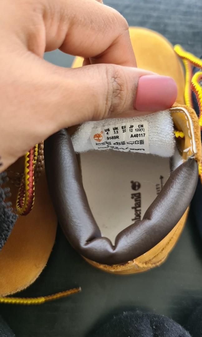 Infant timberlands size 3 shop