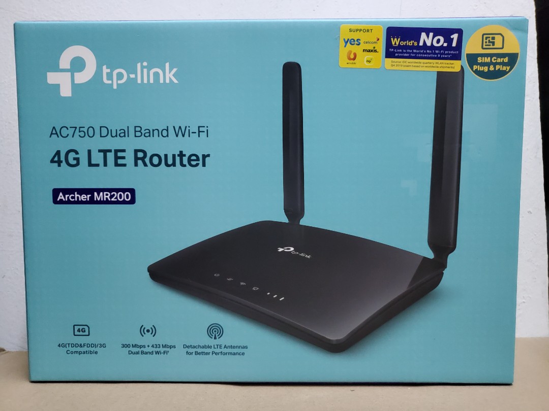 TP Link MR200 4G Router, Computers & Tech, Parts & Accessories ...
