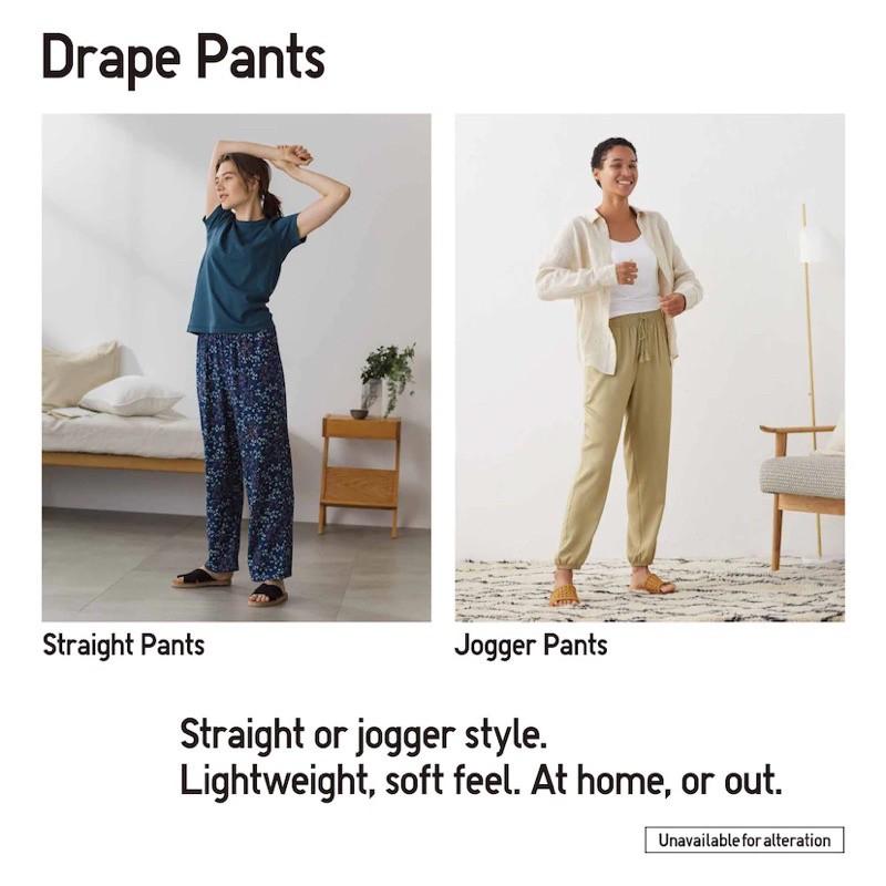 UNIQLO Relaco Drape Jogger Pants