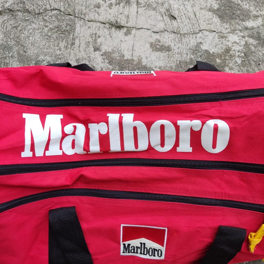 Vintage Marlboro duffle/travel bag, Men's Fashion, Bags, Sling Bags on