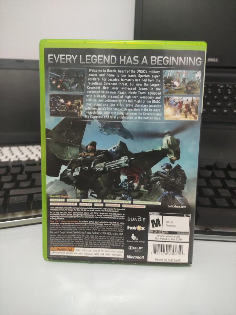 Xbox 360 Game Halo_Reach (Category: Xbox) located in Santa Rosa. Submitted by yen.ph (Listing ID 1120881817, Image 2). Description: I am selling my Xbox 360 game console and all my Xbox 360 games. Let me know what game is on your mind, I may have one. MOP: GCASH yen.ph.
