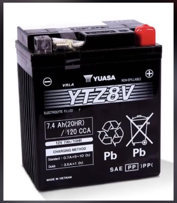 Xmax original battery, Motorcycles, Motorcycle Accessories on Carousell