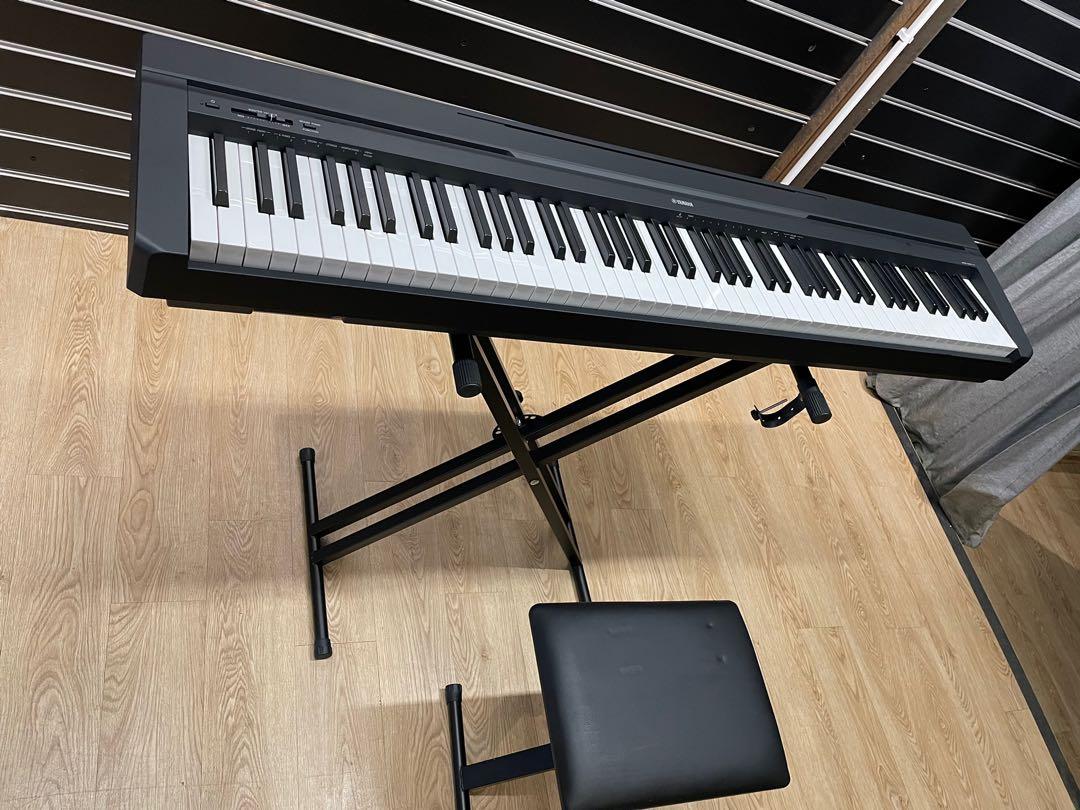 Yamaha P45B 88 key + stand + seat + pedal + bag, 興趣及遊戲