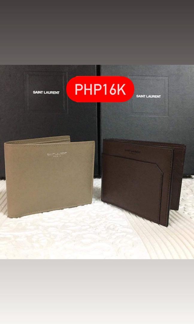 YSL men’s wallet (Category: Wallets & Card holders) located in La Union. Submitted by eleglance (Listing ID 1120861874, Image 1). Description: Authentic from italy 🇮🇹 Brand new Sale sale!!! Onhand.