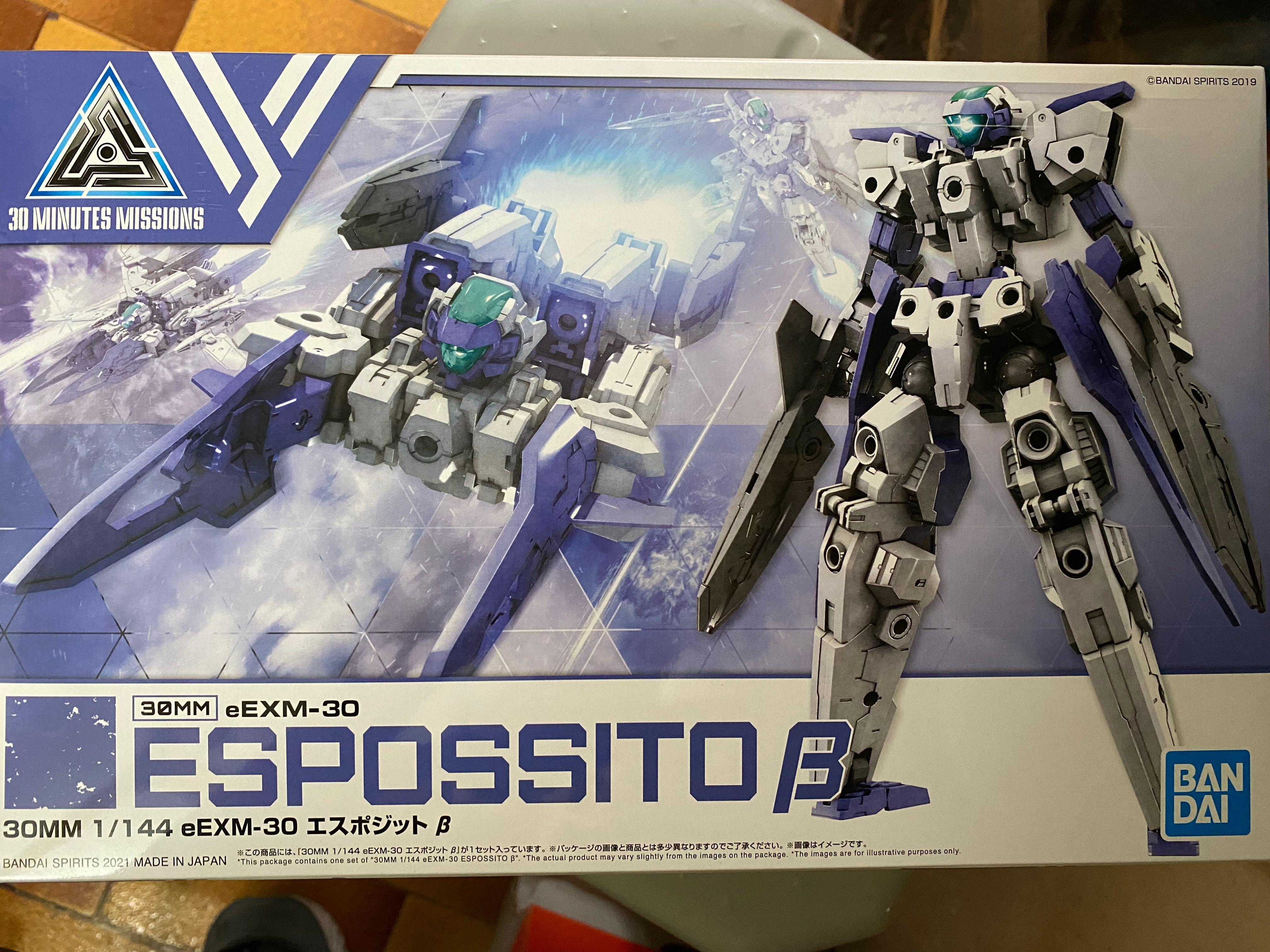 萬代Bandai 30mm 30分鐘任務系列1/144 Espossito eEXM-30 埃斯波西特β 