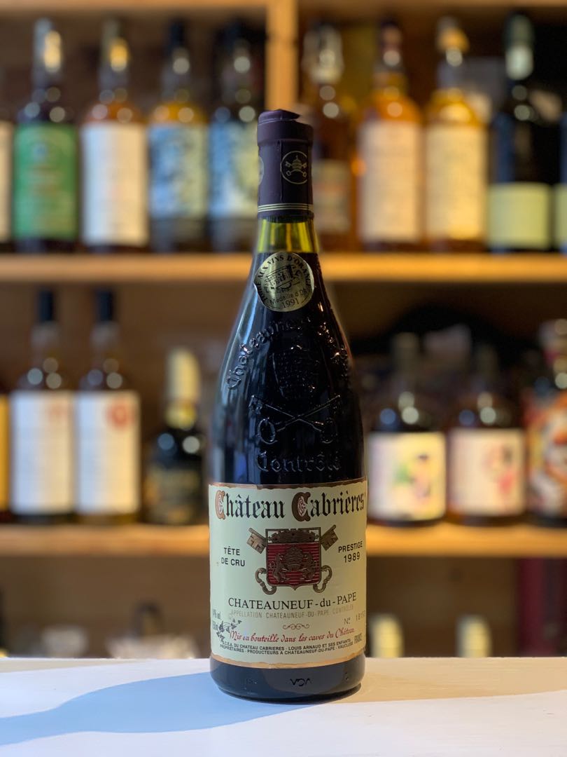 1989 Chateau Cabrières Chateauneuf-du-Pape “Tête de Cru”, 嘢食 嘢飲, 酒精飲料-  Carousell
