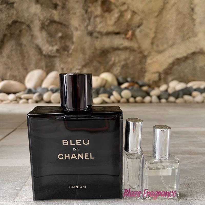5ml/10ml Original Bleu De Chanel Parfum glass spray decant, Beauty & Personal  Care, Fragrance & Deodorants on Carousell