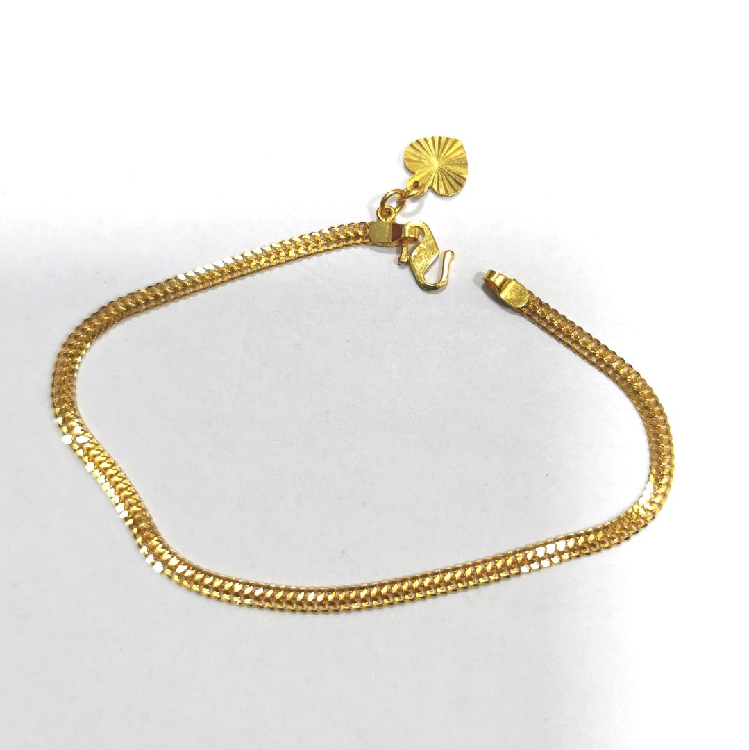 916 Gold Bracelet 3.27g, Women's Fashion, Jewelry & Organisers, Bracelets  on Carousell