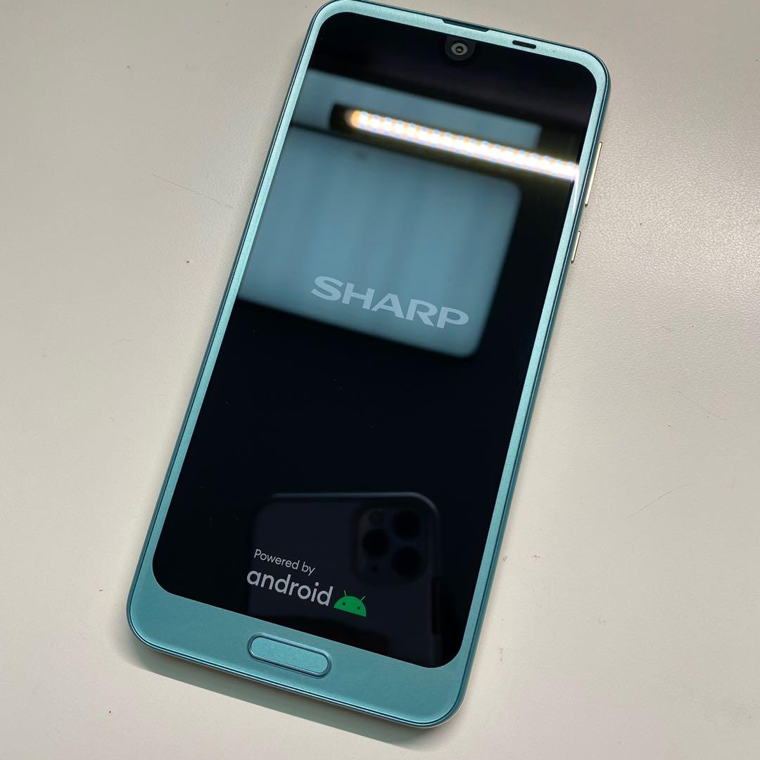 包順豐 日本限定sharp Aquos R2 Shv42 智能手機 極罕有天藍色 手提電話 手機 Android 安卓手機 Android 安卓其他 Carousell