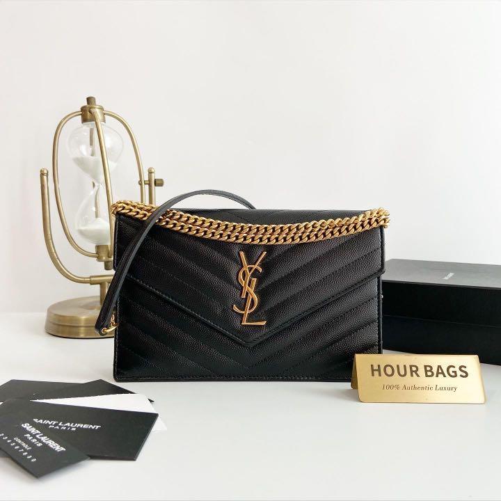 YSl WOC Medium Black, Luxury, Bags & Wallets on Carousell