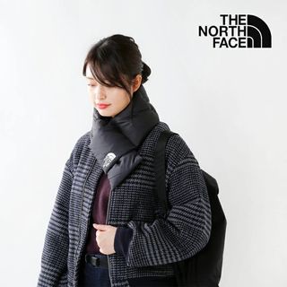 日本 The North Face 拼色可摺疊 保暖羽绒 頸巾64200167193217110