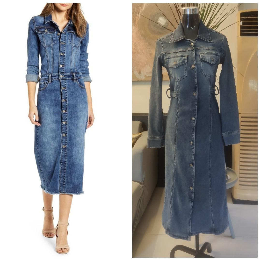 Women Imported Slimfit Party Denim Dress Women s Fashion