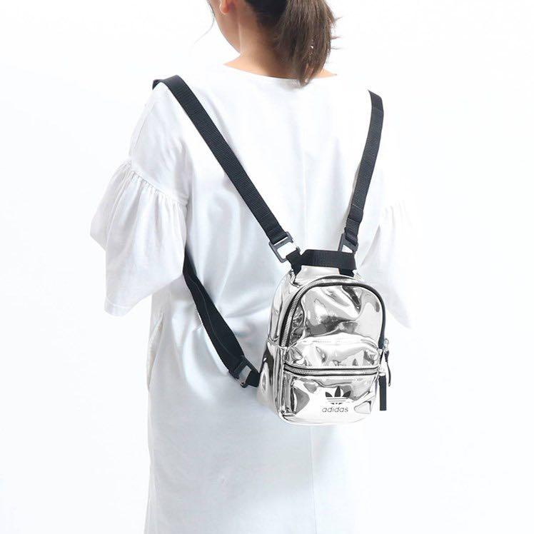 Adidas mini deals backpack silver