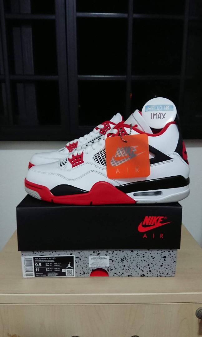 Air Jordan 4 Fire Red US9.5