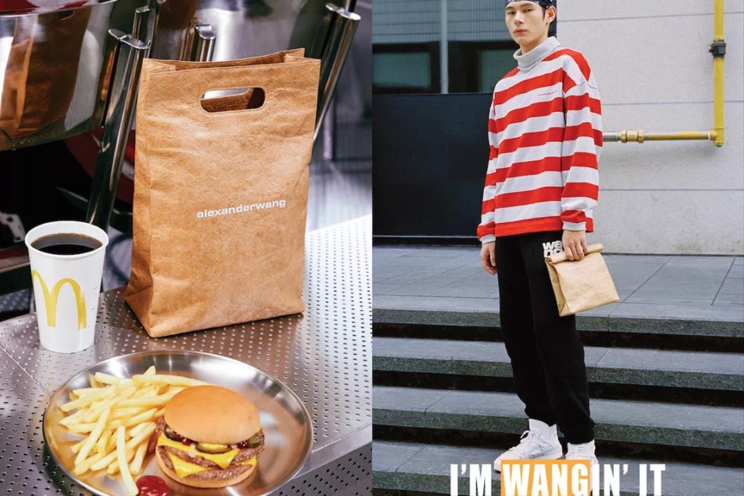 Alexander wang paper bag clutch sales