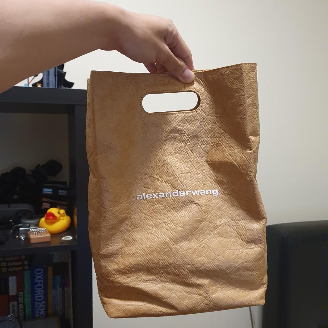 Alexander Wang x McDonalds Tyvek paper bag