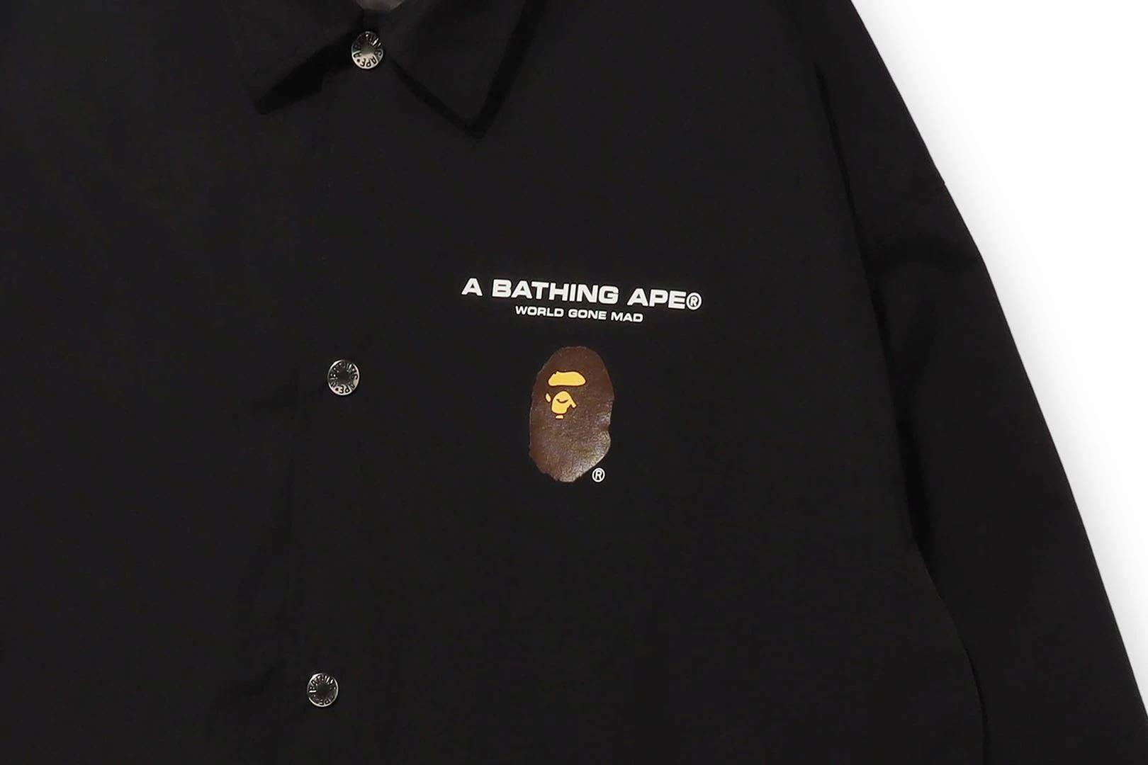 BAPE GENERAL GRAPHIC RELAXED FIT COACH JACKET, Men's Fashion, Coats ...