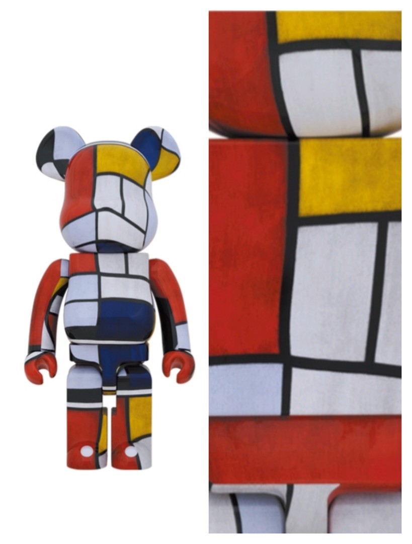 Bearbrick Piet Mondrian 1000%, Hobbies & Toys, Toys & Games on 