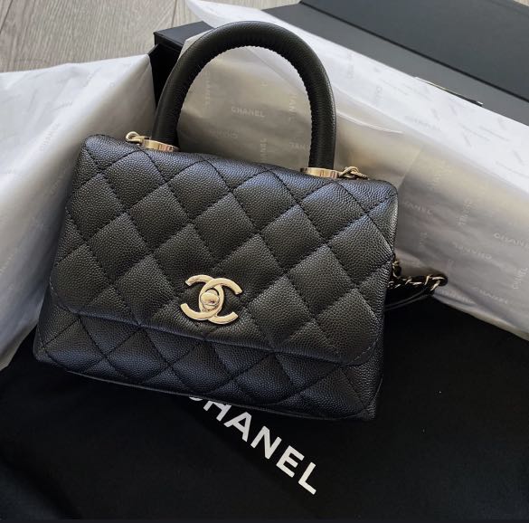 Brand New Chanel Coco Handle Mini, Women's Fashion, Bags & Wallets, Purses  & Pouches on Carousell