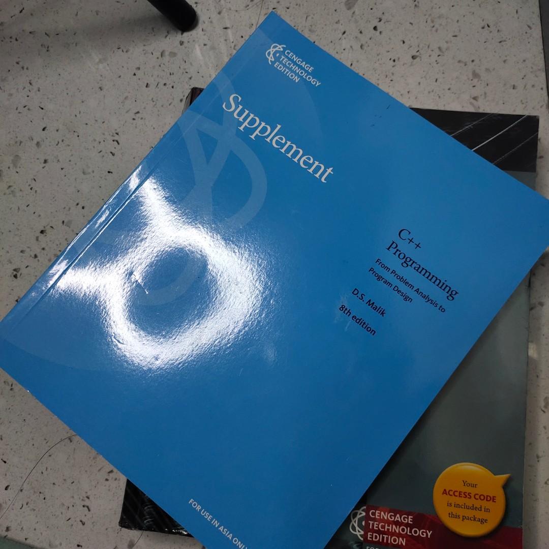 C++ Programming 8th Edition D.S. Malik, Hobbies & Toys, Books ...