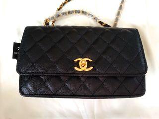 Caviar Black Chain Bag