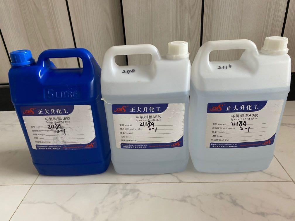 Clear Epoxy Resin 15 Litres, Hobbies & Toys, Stationery & Craft, Art & Prints on Carousell