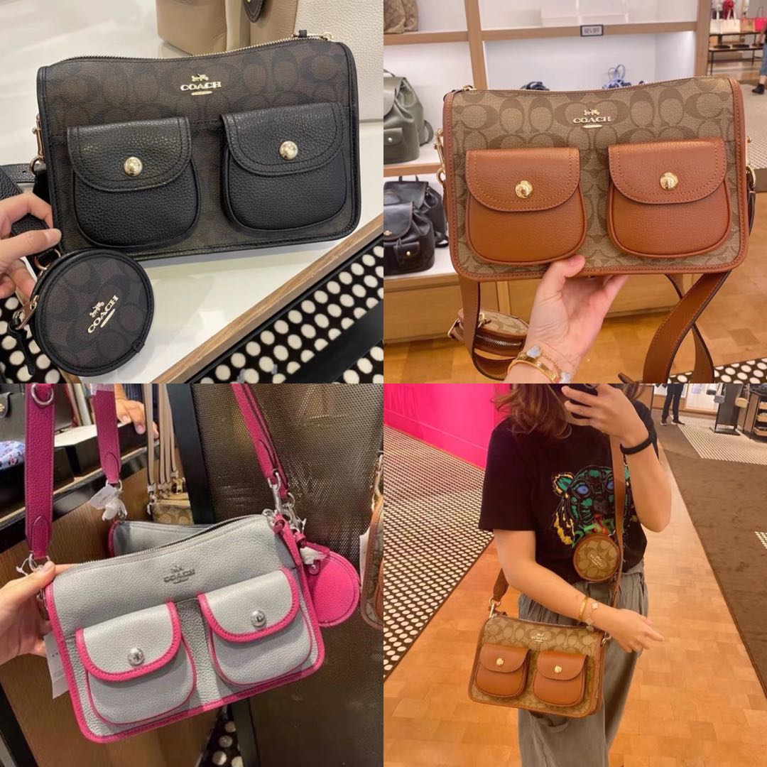 Coach Pennie Crossbody with Coin Case, Women's Fashion, Bags & Wallets,  Purses & Pouches on Carousell