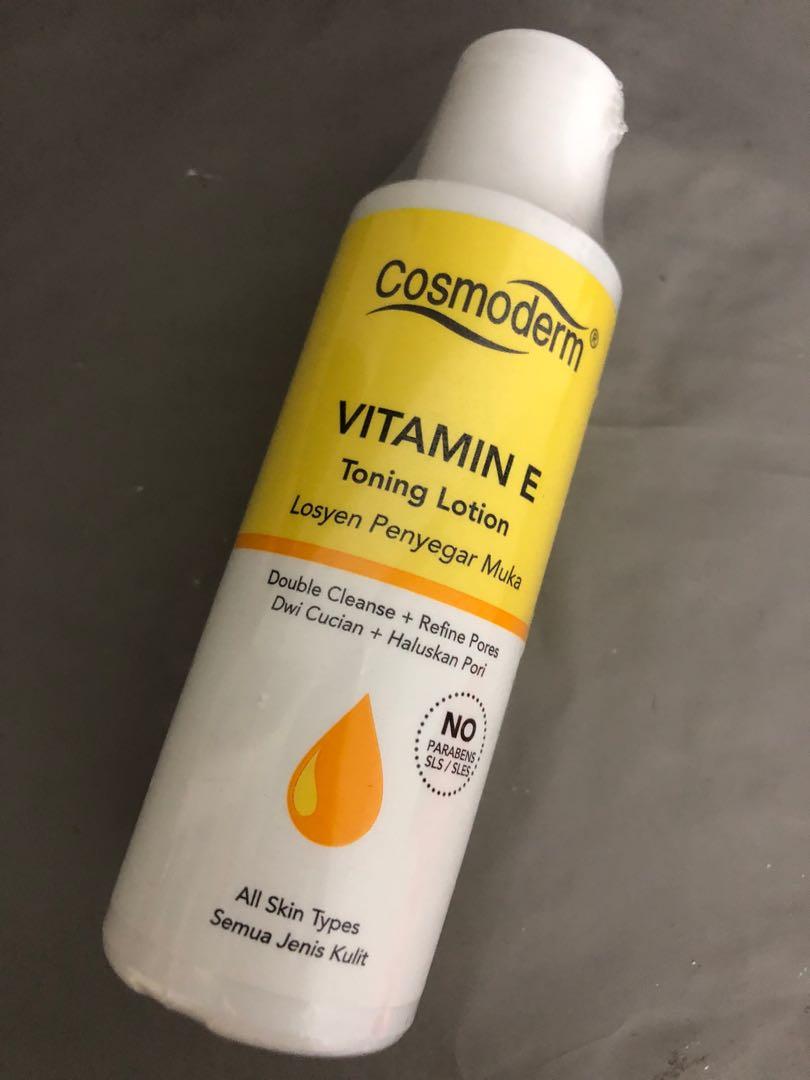 Cosmoderm Vitamin E Toning Lotion 100ml Health Beauty Skin Bath Body On Carousell