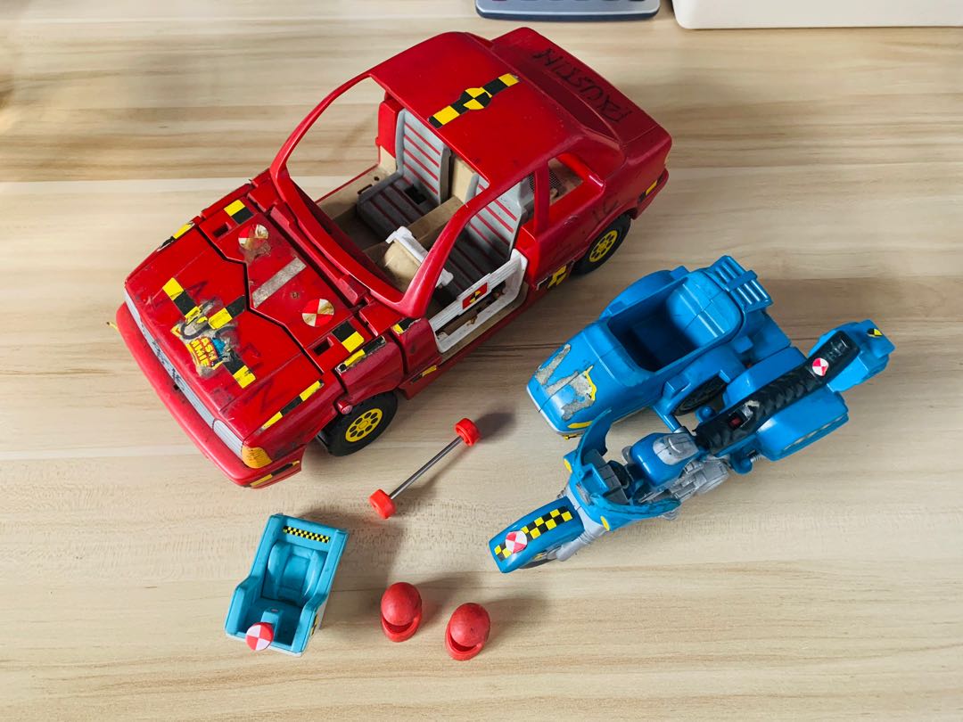 Crash Dummies Car and Tricycle Set, Hobbies & Toys, Toys & Games on