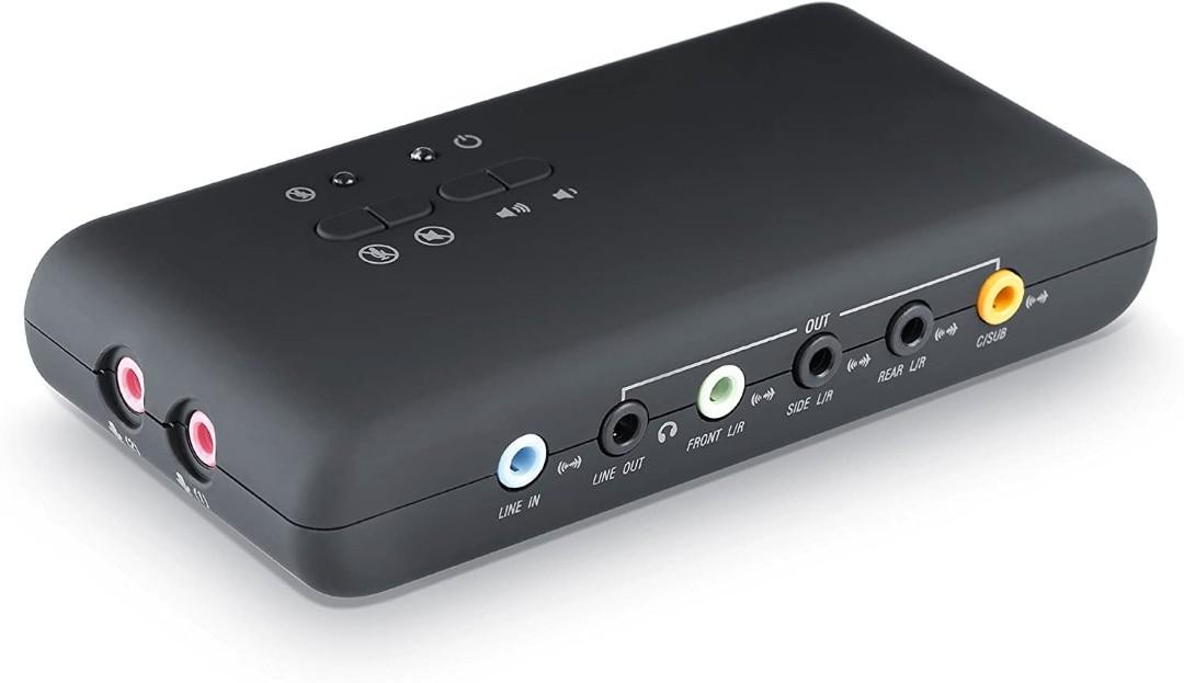CSL USB 7.1 external sound card 8channel 7.1 Channel USB Soundbox Dynamic 3D Surround