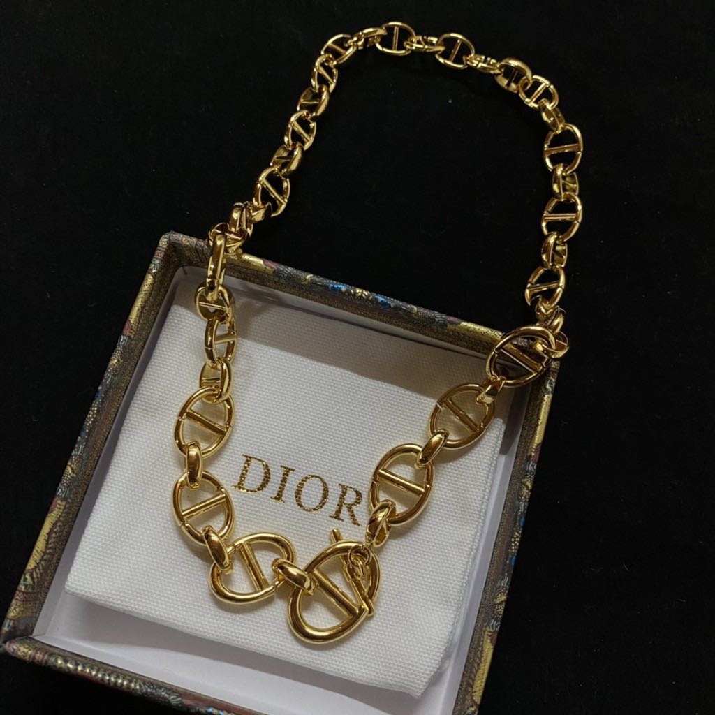 Dior CD gold choker necklace preorder 