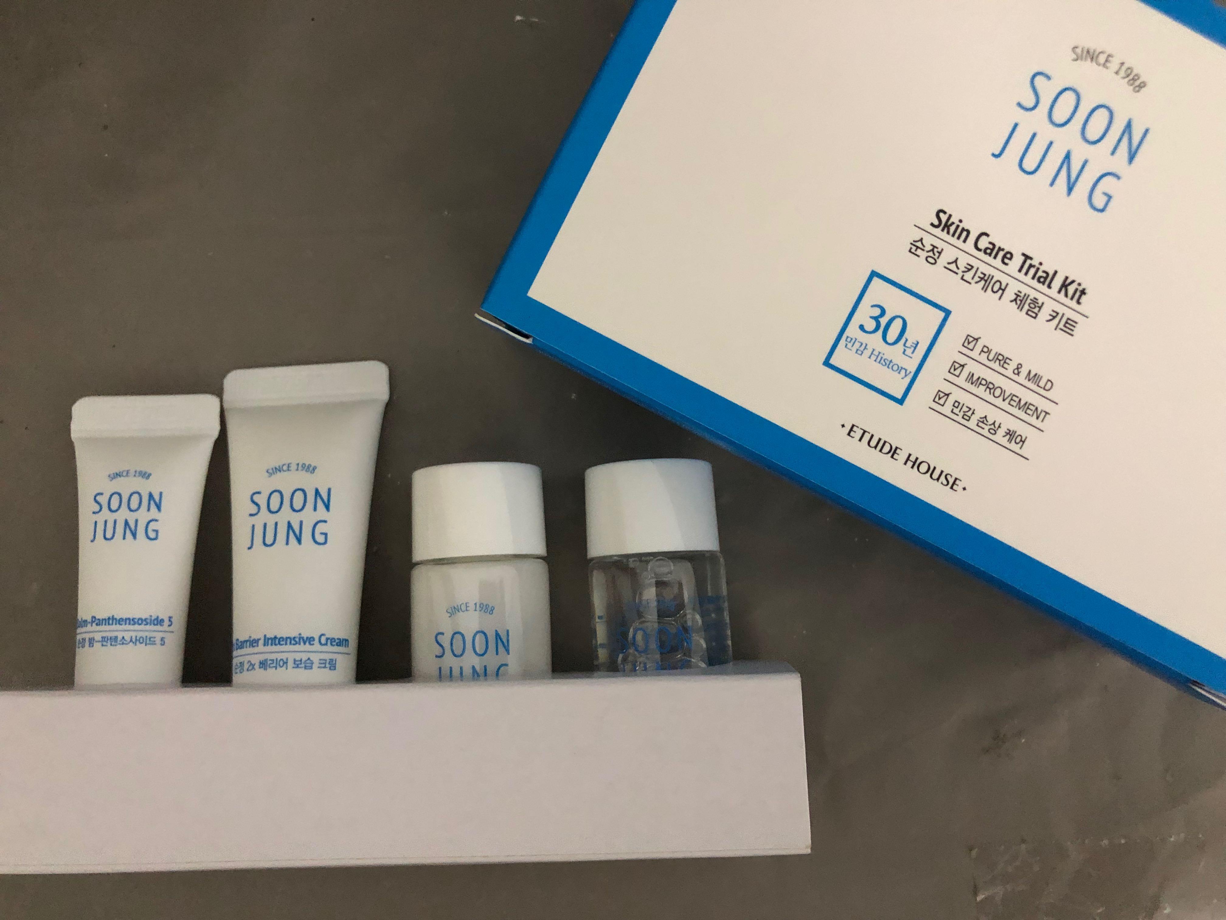 Etude House Soon Jung Skin Care Trial Kit, Beauty & Personal Care, Face