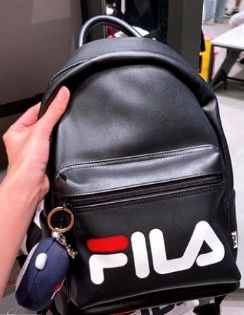 fila leather backpack