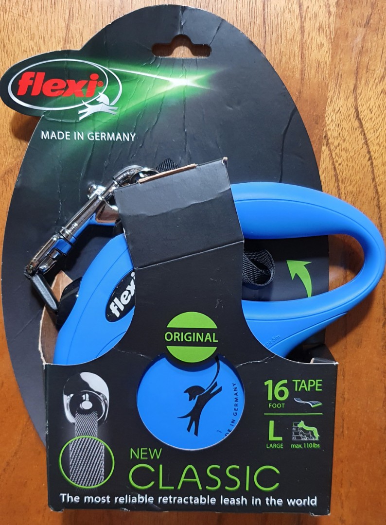 Flexi Retractable Dog Leash (Original, Made in Germany, Tape, Large, 16 feet), Pet Supplies